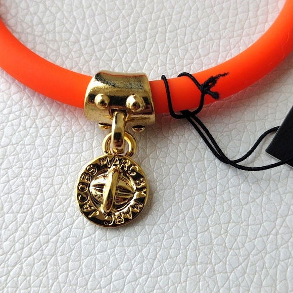 Marc By Marc Jacobs Vibrant Orange Bracelet with Gold Accent - Picture 5 of 12